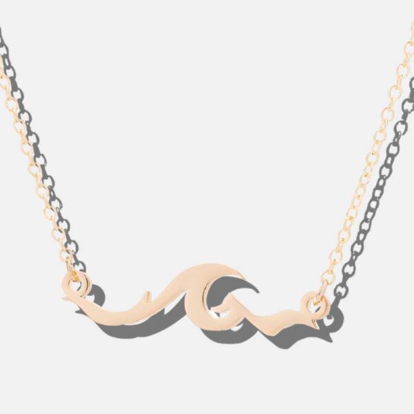 Zlatý prívesok s astrologickým znamením Ryby makalii