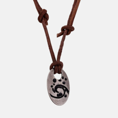 Romantický zlatý náhrdelník s vlnou