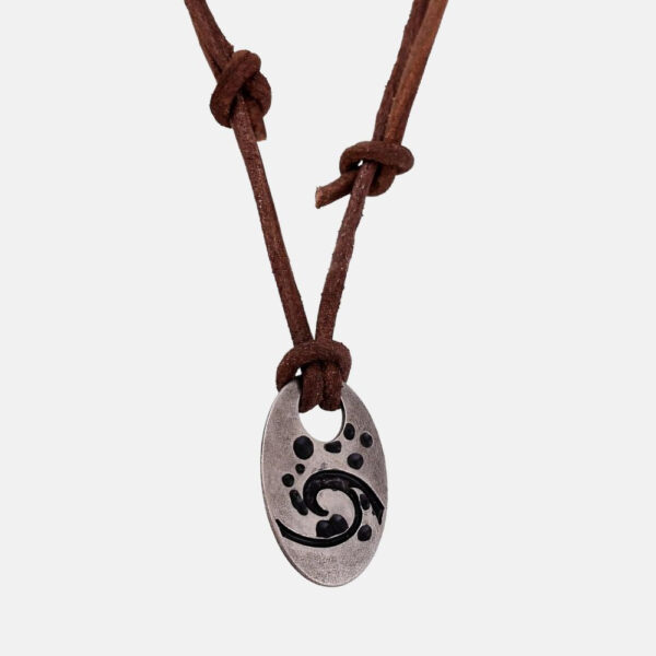 Romantický zlatý náhrdelník s vlnou